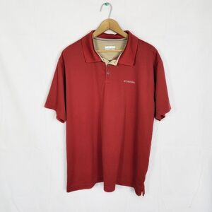 Men's XL Columbia Red Polo Shirt